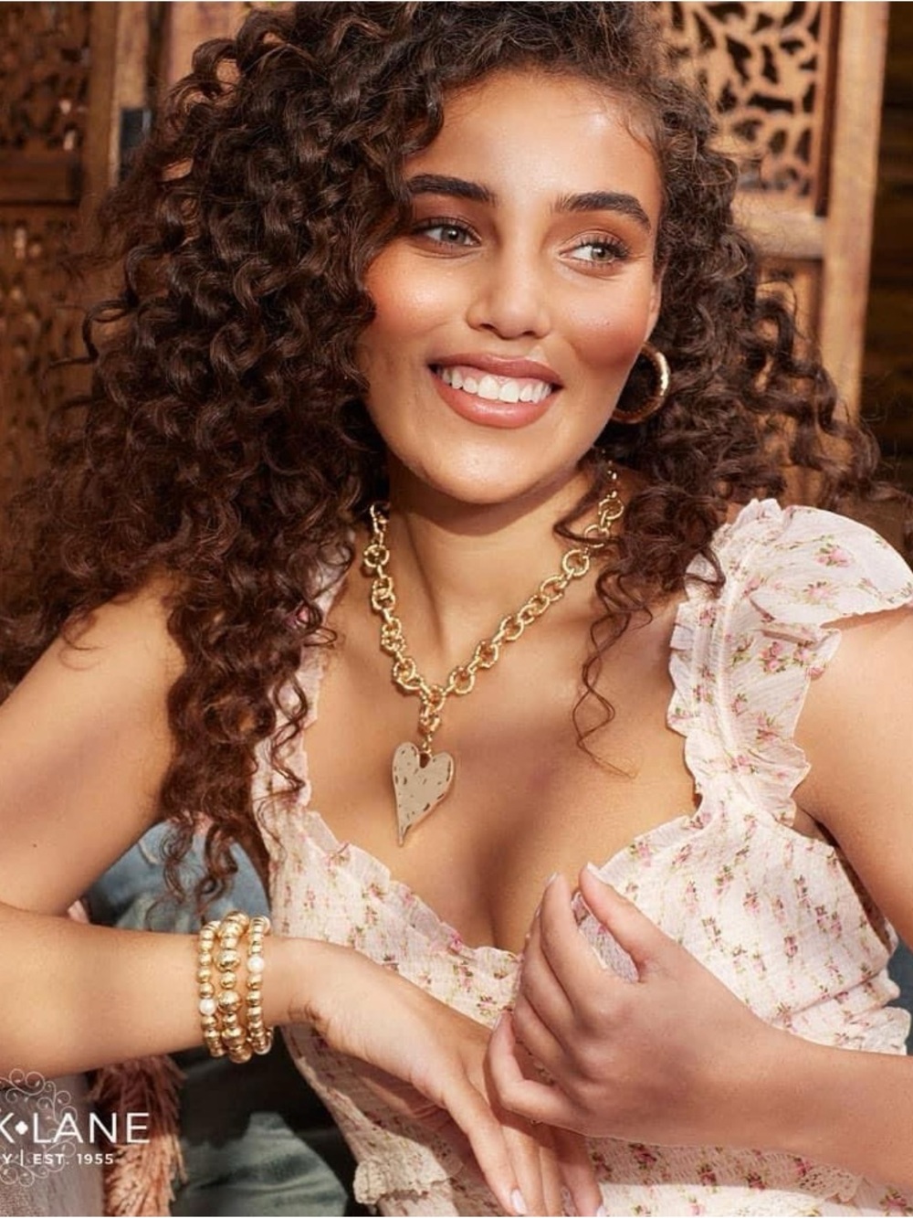 Park Lane MABEL Gold Heart Chain Necklace